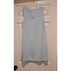 Nicole Miller New York Linen Sleeveless Tunic/ Mini Dress Women's S Minimalist